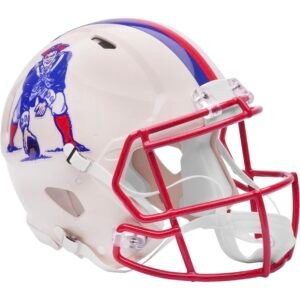 New England Patriots Speed Football Helmet RETRO