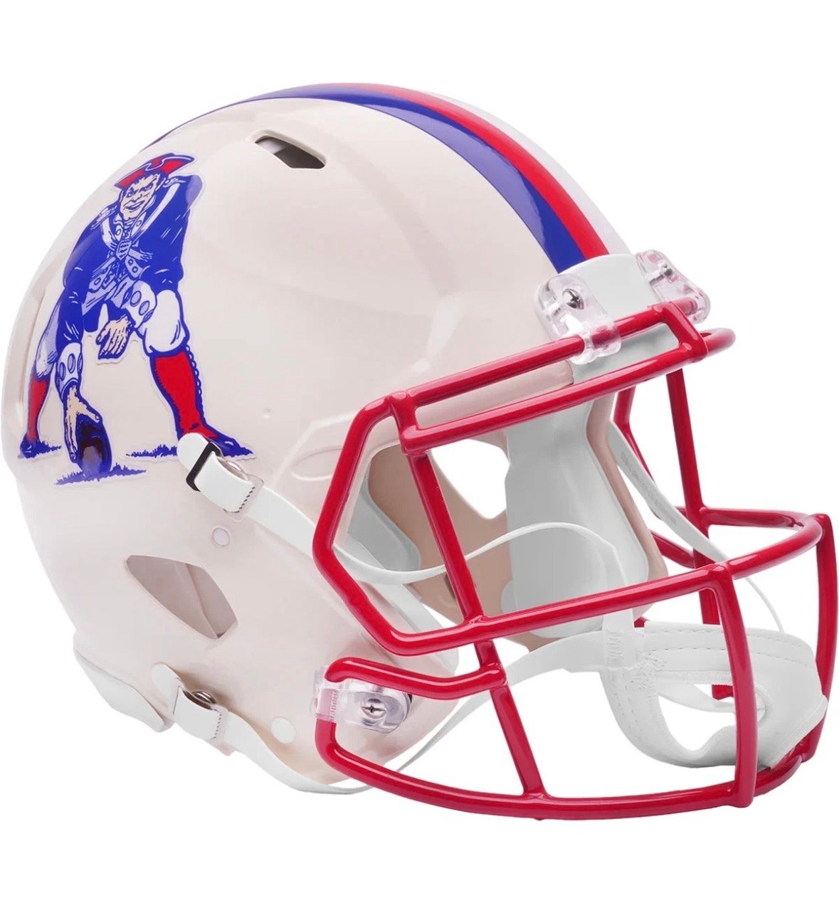 New England Patriots Speed Football Helmet <B>RETRO</B> New England Patriots Speed Football Helmet RETRO