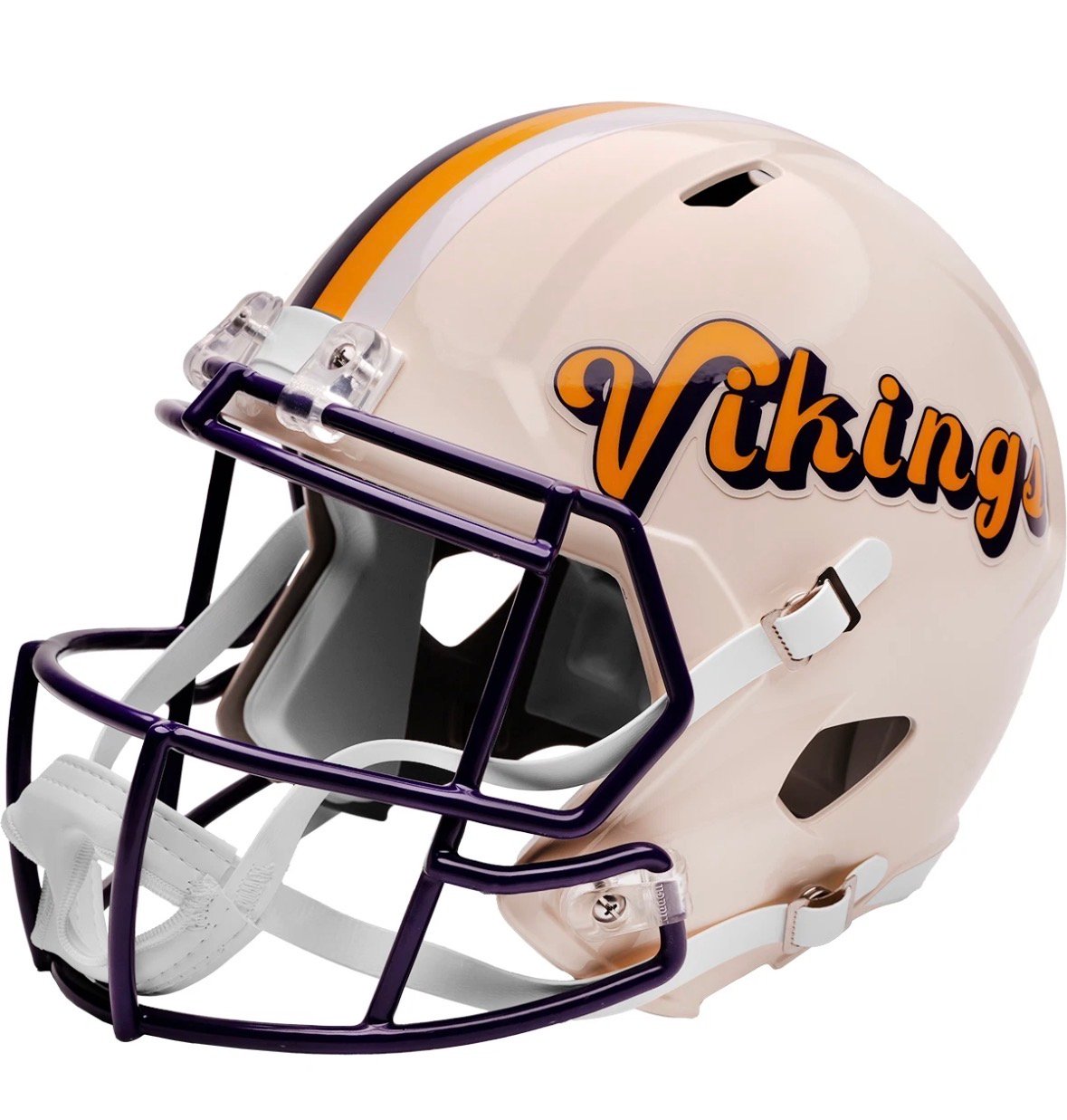 Minnesota Vikings Speed Replica Football Helmet <B>RETRO </B> screenshot