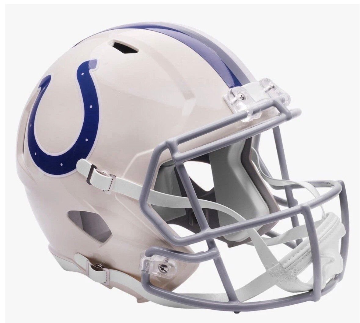 Indianapolis Colts Speed Replica Football Helmet <B>RETRO </B> Indianapolis Colts Speed Replica Football Helmet RETRO