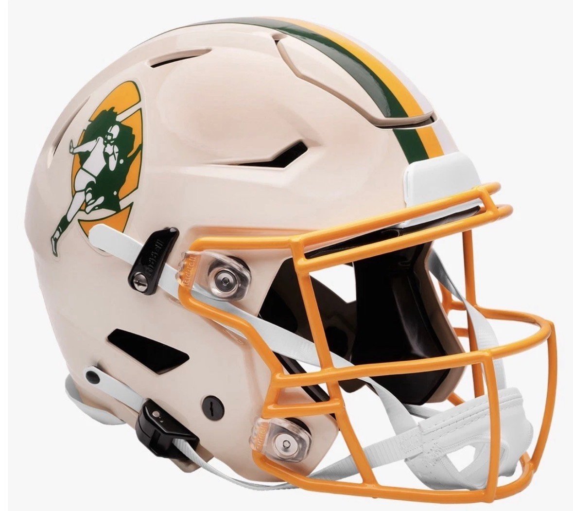Green Bay Packers SpeedFlex Football Helmet <B>RETRO</B> Green Bay Packers SpeedFlex Football Helmet RETRO