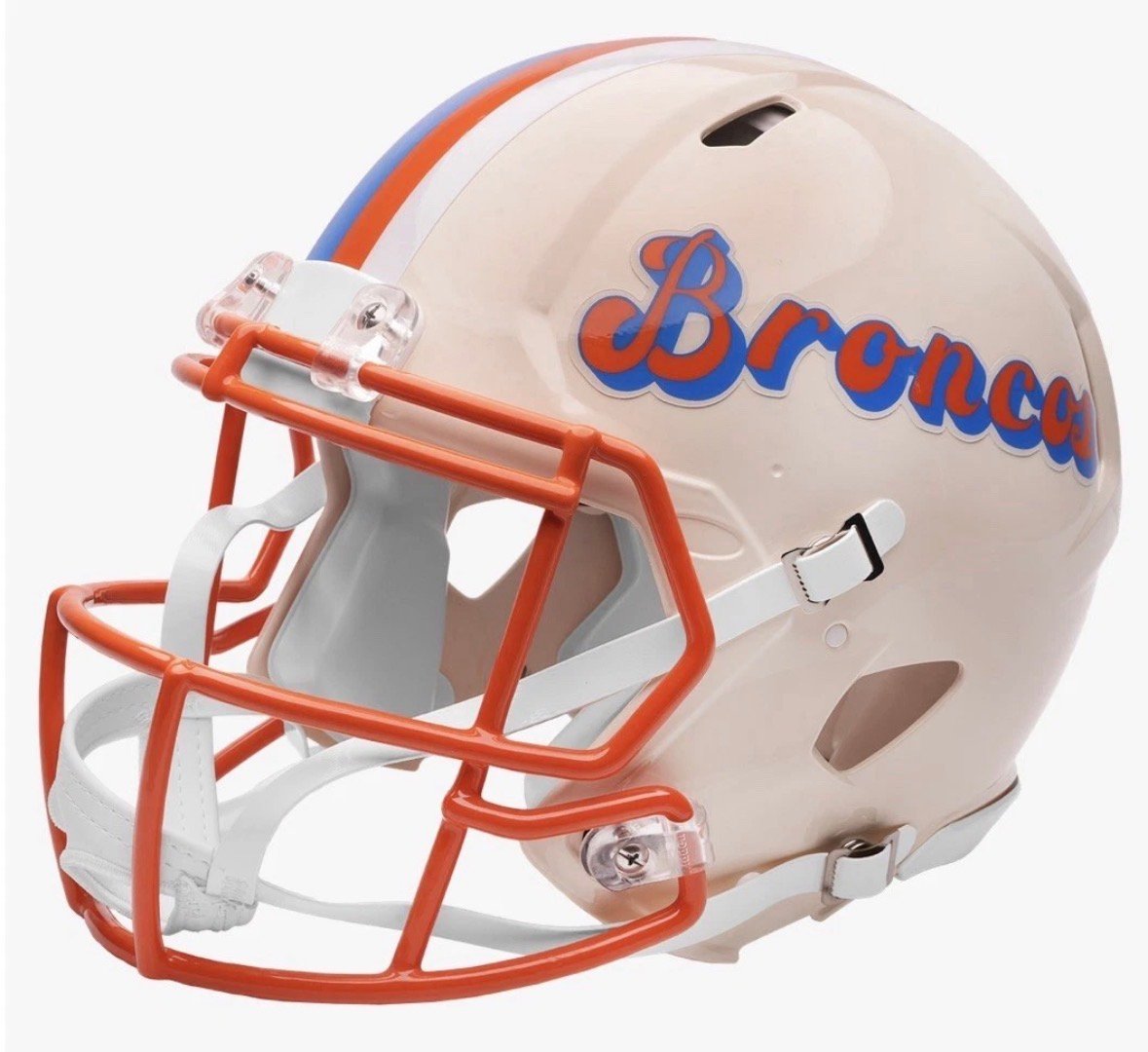 Denver Broncos Speed Football Helmet <B>RETRO</B> Denver Broncos Speed Football Helmet RETRO