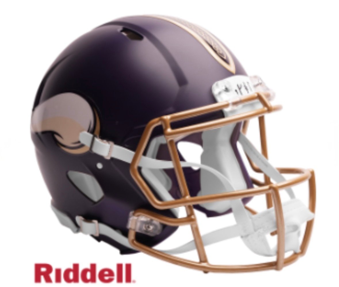 Minnesota Vikings Speed Football Helmet 2026 Rivalries screenshot