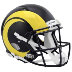 Los Angeles Rams Speed Football Helmet 2025 Rivalries