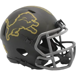 Detroit Lions NFL Mini Speed Football Helmet SALUTE TO SERVICE 4
