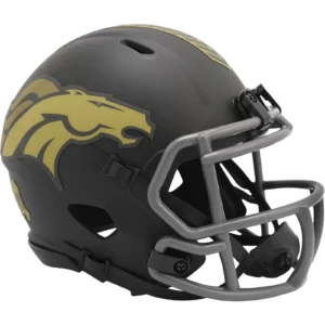 Denver Broncos NFL Mini Speed Football Helmet SALUTE TO SERVICE 4