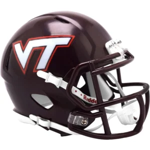 Virginia Tech Hokies NCAA Mini Speed Football Helmet Maroon