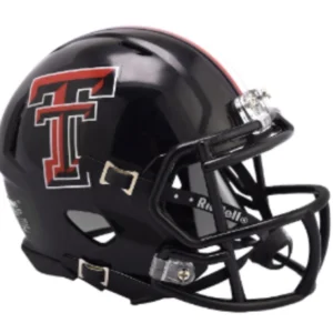 Texas Tech Red Raiders NCAA Mini Speed Football Helmet 2024 Black