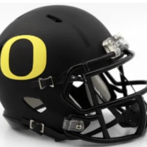 Oregon Ducks NCAA Mini Speed Football Helmet Matte Black