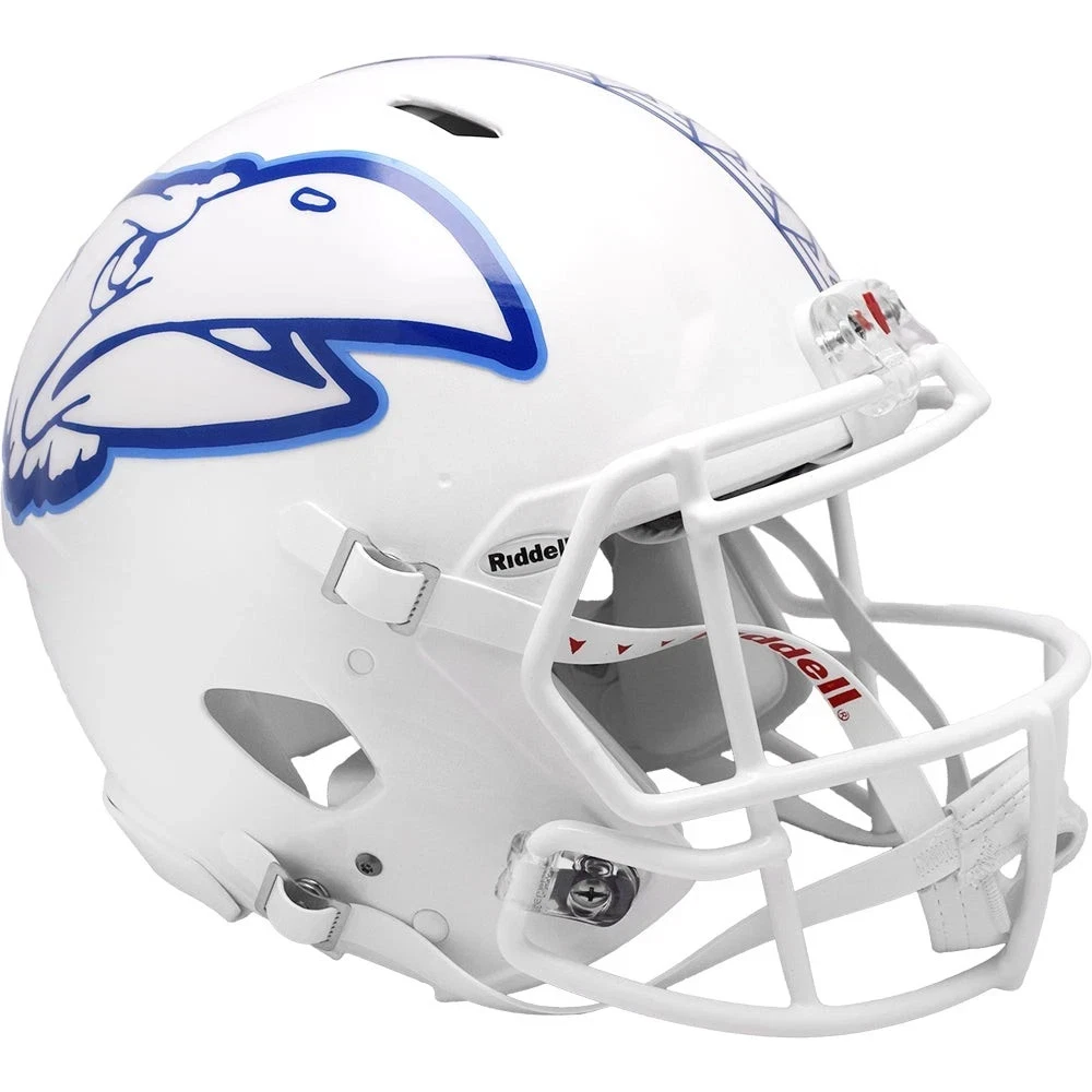 Kansas Jayhawks Speed Football Helmet <i>White</i> Kansas Jayhawks Speed Football Helmet White